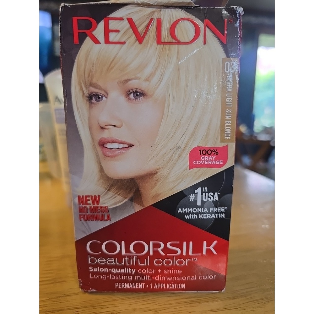 Revlon Colorsilk Beautiful Permanent Hair Color #03 Ultra Light Sun Blonde - New